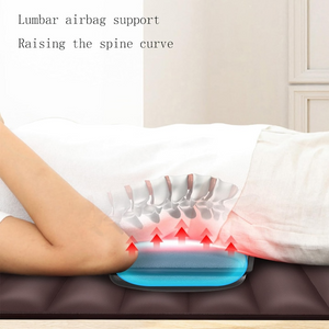 Electric Massage Mattress, Full Body Vibration Massage, Graphene Heating, Infrared Therapy, 96 Massage Heads, 3 Levels, Pain Stress Relief Cushion