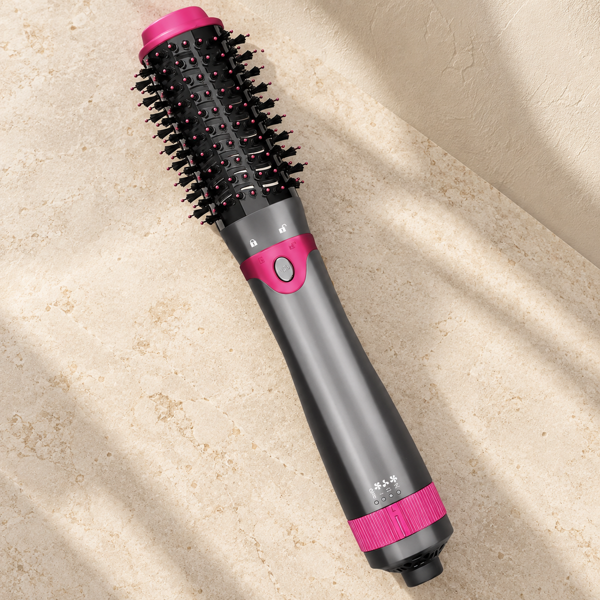 Hot Air Brush Hair Styler – Volumizing, Curling & Straightening Tool — product presentation