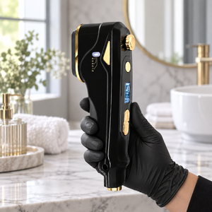 Mini HIFU Facial Device shown during preparation