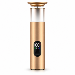 Gold colour option of the rechargeable electric foot file on a white background.