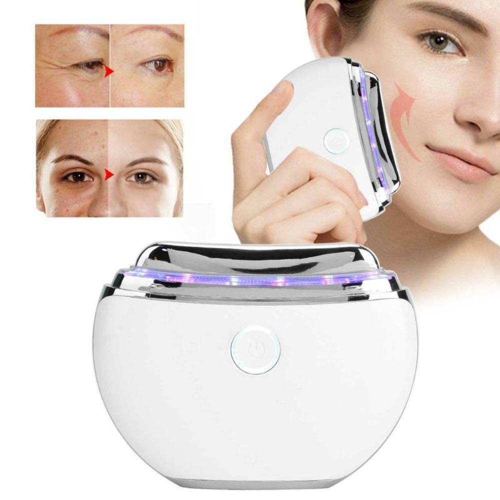 Electric Gua Sha V Line Face Sculpting Massage Tool Heat & Sonic Vibration Face Scraper - Beautyic.co.uk