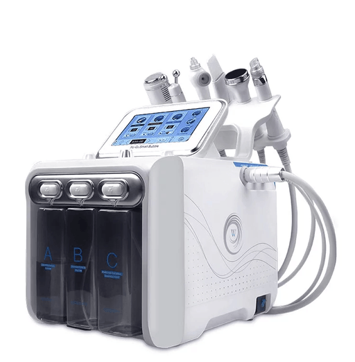 Hydrogen Oxygen Facial Beauty Machine 6 in 1 Hydro Dermabrasion Machine for Deep Cleaning - Beautyic.co.uk