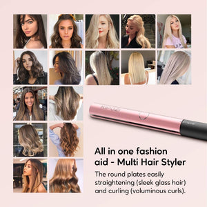 Professional Hair Striaghtener Instant Heating Flat Iron - Beautyic.co.uk