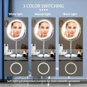 HD Makeup Mirror With Light - Beautyic.co.uk