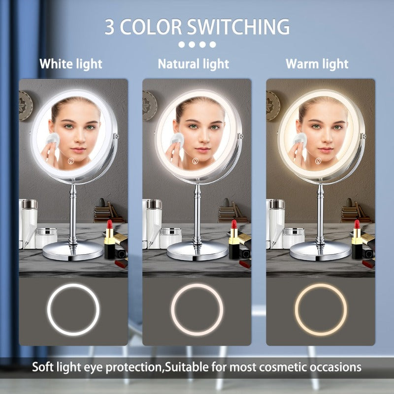 HD Makeup Mirror With Light - Beautyic.co.uk