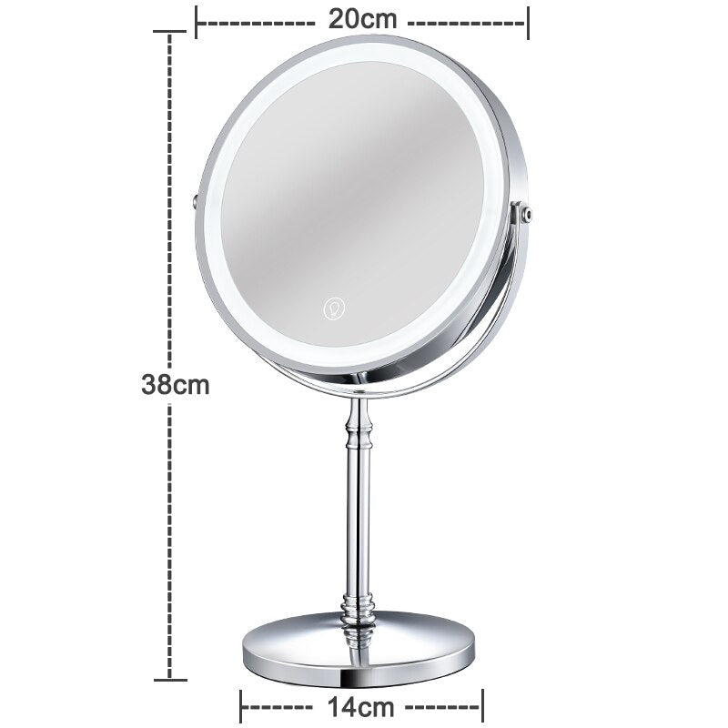 HD Makeup Mirror With Light - Beautyic.co.uk