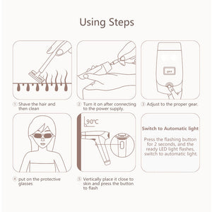 Lescolton T009i Depilator a Laser 400000 Pulsed IPL - Beautyic.co.uk