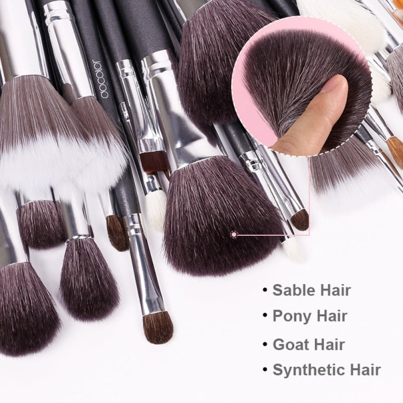 Docolor Professional Natural Hair Makeup Brushes - Beautyic.co.uk