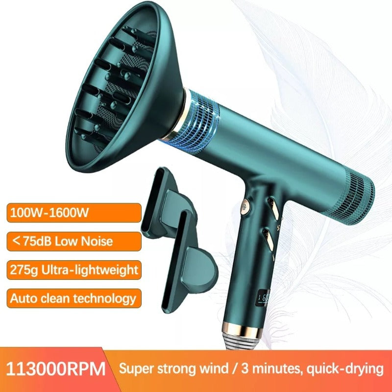 Professional Hair Dryer Lightweight Low Noise - Beautyic.co.uk
