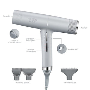 Professional Hair Blow Dryer Low Noise - Beautyic.co.uk