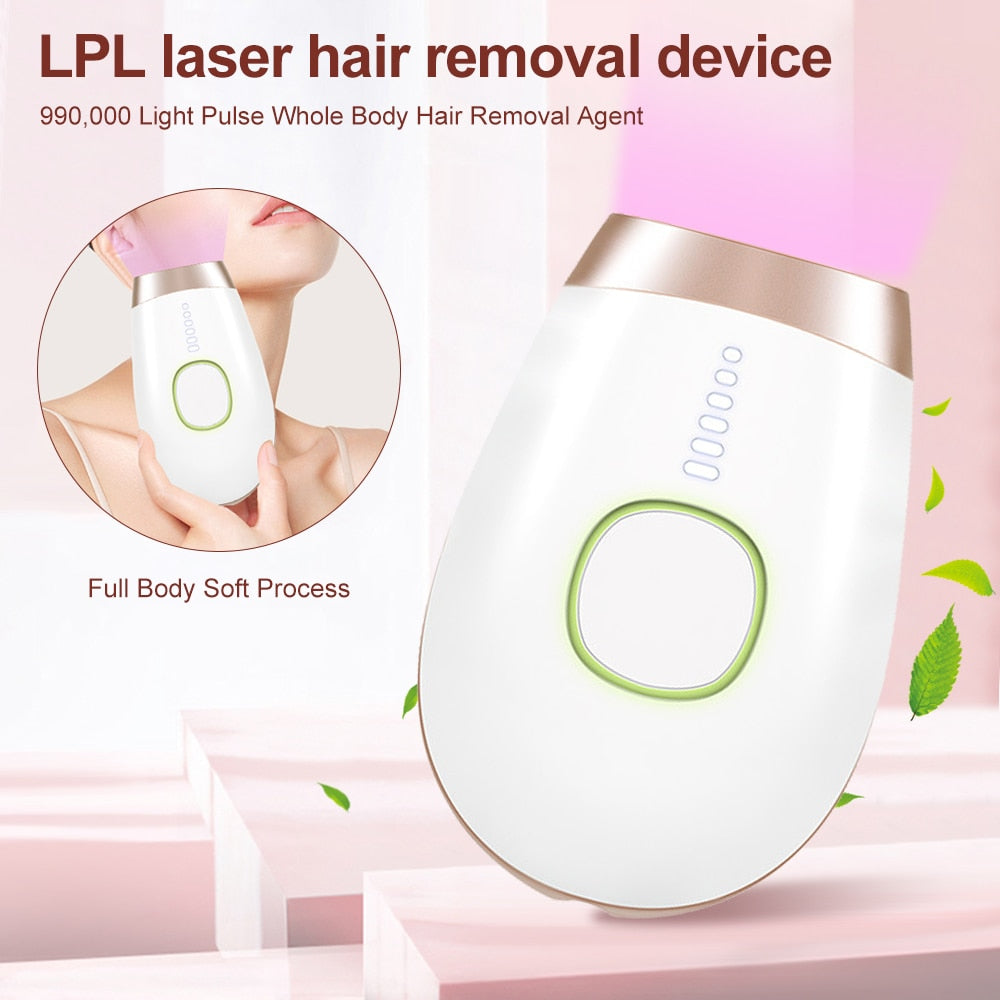 Hair Removal IPL Laser Epilator Facial Cleanser - Beautyic.co.uk