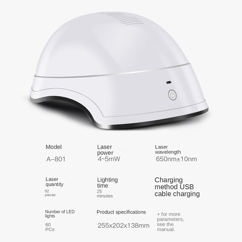 Helmet Laser Cap For Hair Growth - Beautyic.co.uk
