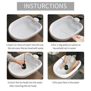 Foot Spa Bath Massager Ion Detox Cleanse Ionic Foot Bath Machine - Beautyic.co.uk