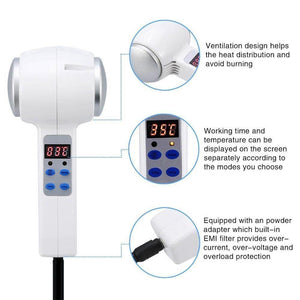 Blue Led Cryotherapy Hot Cold Hammer Skin Care Beauty Massager - Beautyic.co.uk