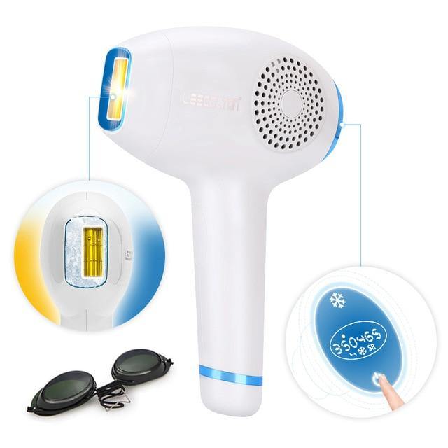 Permanent 3 in 1 IPL 350,000 Flashes Hair Removal ICE Cold Device - Beautyic.co.uk
