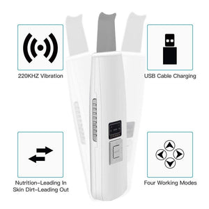 Ultrasonic Skin & Face Scrubber - Beautyic.co.uk