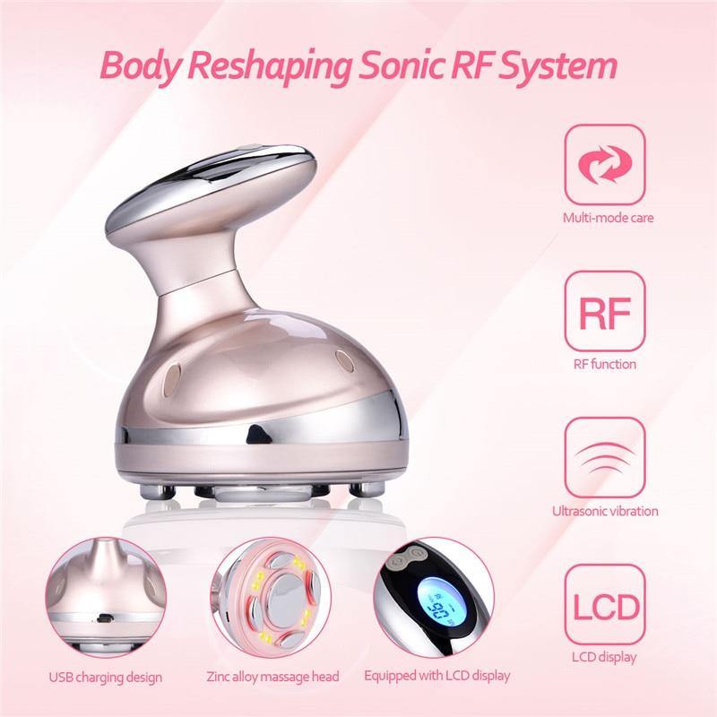 RF LED Cavitation Ultrasonic Slimming Massager Anti Cellulite Device - Beautyic.co.uk