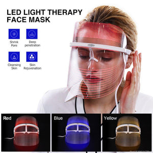 LED Light Therapy Wireless Facial Shield - Beautyic.co.uk