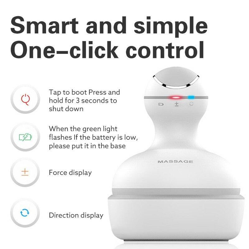 Electric 4D Scalp & Head Massager Relieve Stress Hair Growth - Beautyic.co.uk