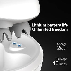 Electric 4D Scalp & Head Massager Relieve Stress Hair Growth - Beautyic.co.uk