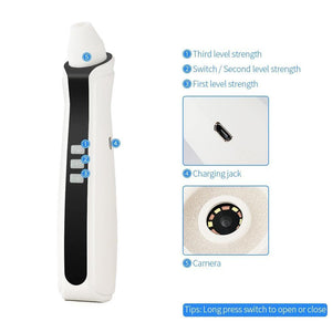 Visual Blackhead Pore Vacuum Remover Cleaner With Wifi Camera - Beautyic.co.uk