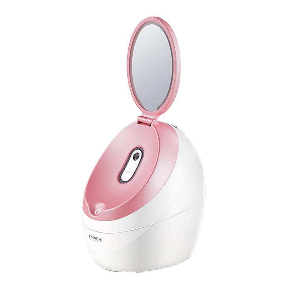 Nano Ionic Facial Steamer Face Steam Machine With Makeup Mirror - Beautyic.co.uk