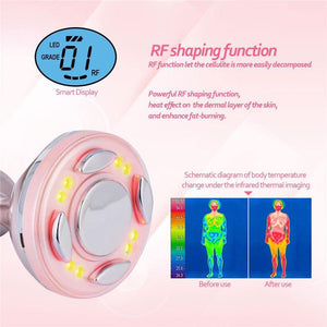 RF LED Cavitation Ultrasonic Slimming Massager Anti Cellulite Device - Beautyic.co.uk