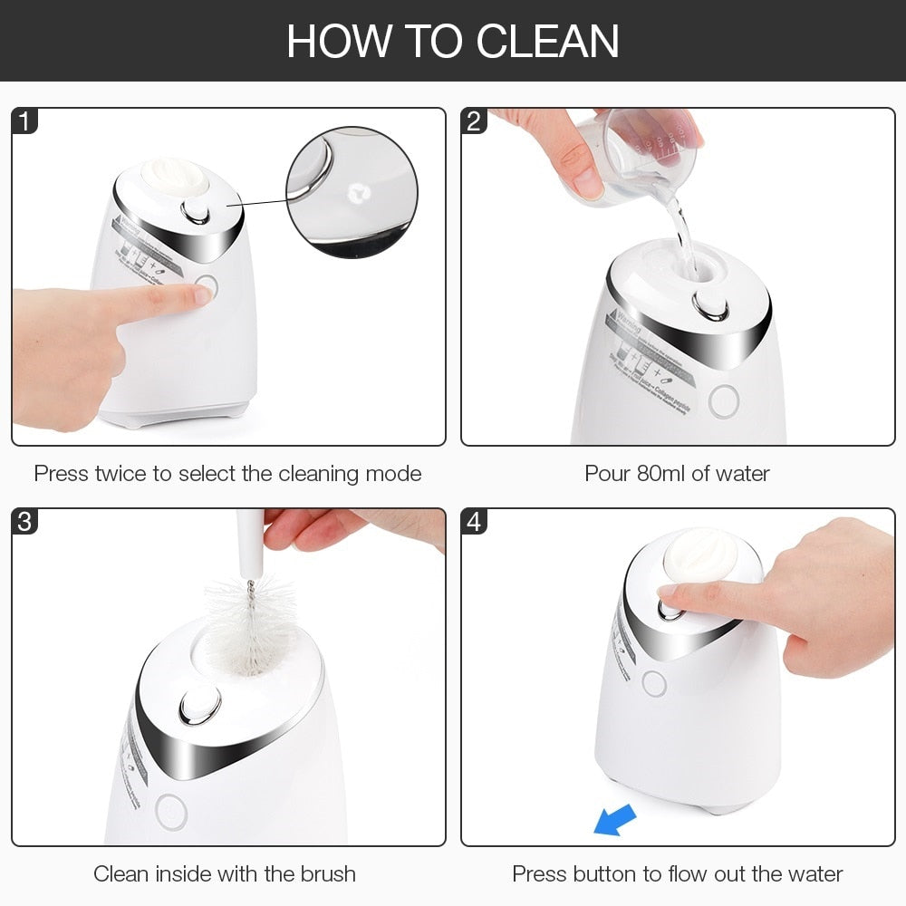 DIY Automatic Organic Fruit Vegetable Face Mask Maker Machine - Beautyic.co.uk