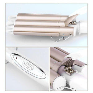 Ultimate 3 Barrel Hair Styling Iron | Mermaid Waver Iron - Beautyic.co.uk