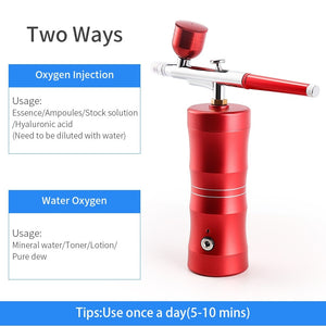 Portable Airbrush Makeup Kit With Compressor Spray Gun for Face Skin Care - Beautyic.co.uk