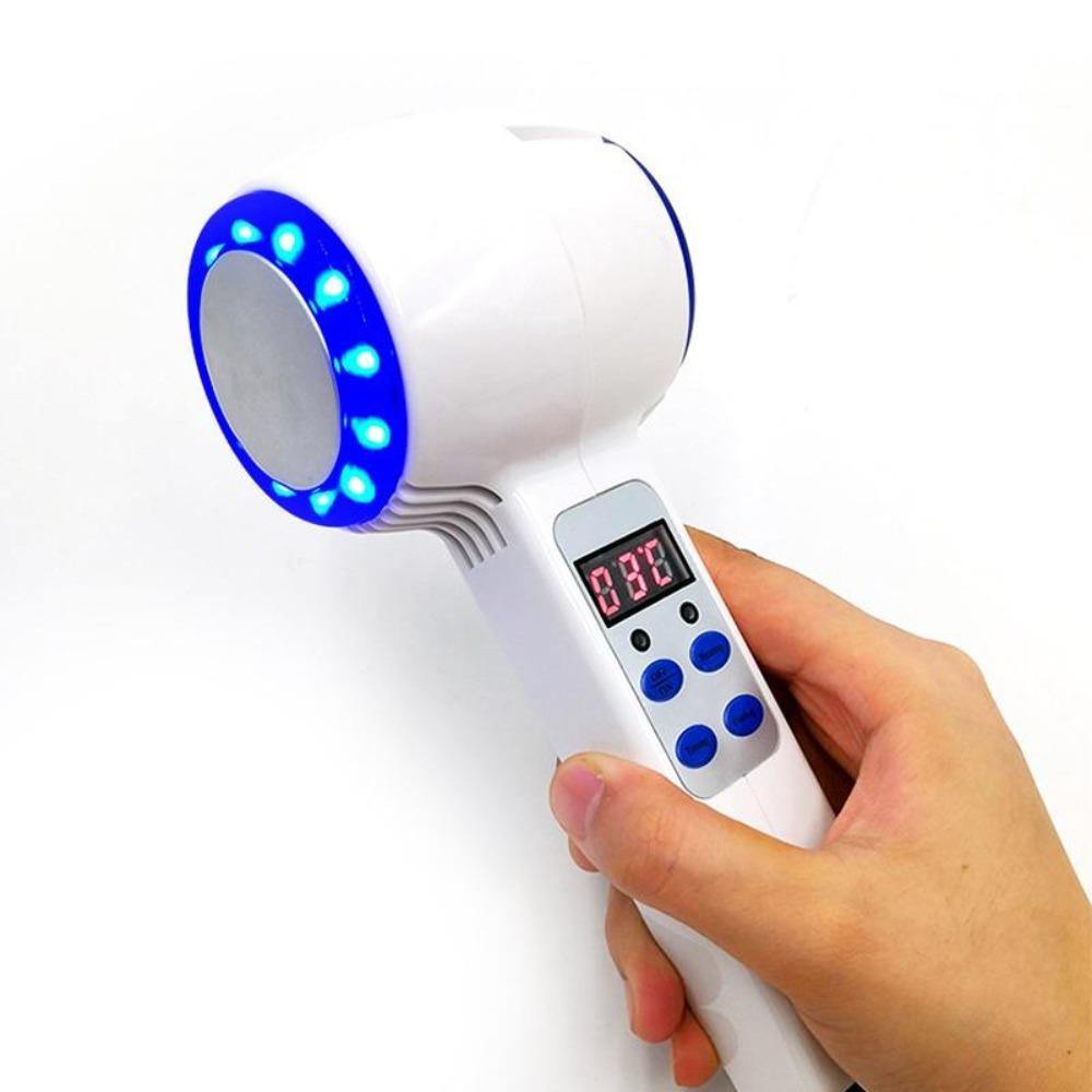 Blue Led Cryotherapy Hot Cold Hammer Skin Care Beauty Massager - Beautyic.co.uk
