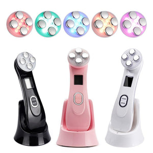 5 IN 1 LED Light Facial Therapy For Acne Wrinkle Skin Tightening Device - Beautyic.co.uk