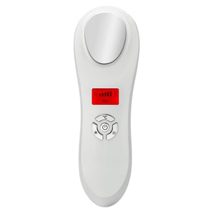 Ultrasonic Facial Hot Cold Sound Wave Skin Tightening Wrinkles Acne Removal Machine - Beautyic.co.uk