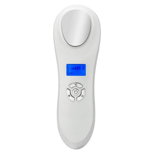 Ultrasonic Facial Hot Cold Sound Wave Skin Tightening Wrinkles Acne Removal Machine - Beautyic.co.uk