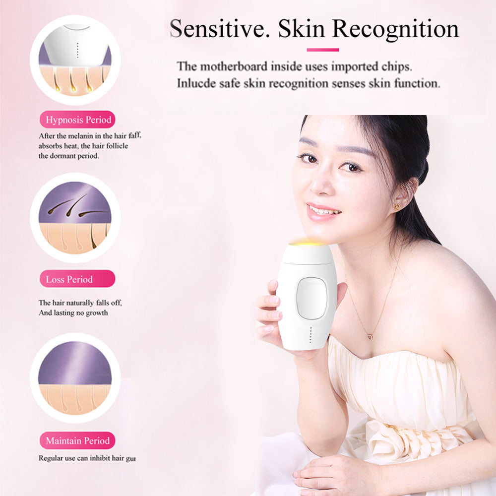IPL Laser Permanent Hair Removal Handset Device - Beautyic.co.uk