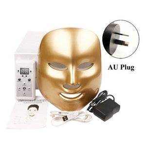 Photon LED 7 Colors Facial Mask Anti Wrinkle Acne Removal Device - Beautyic.co.uk