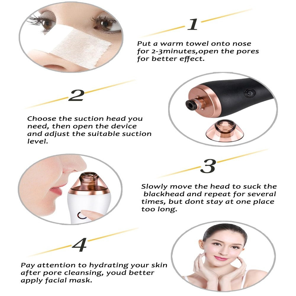 Electric Cupping Guasha Acupoints Vacuum Massager Blackhead Eliminate Machine - Beautyic.co.uk