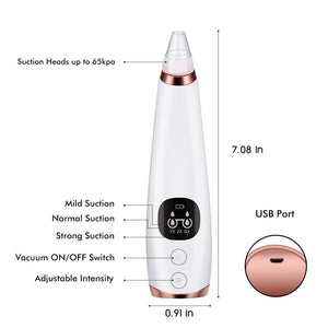 5 In 1 3D Vacuum Electric Blackhead Removal 2.0 - Beautyic.co.uk