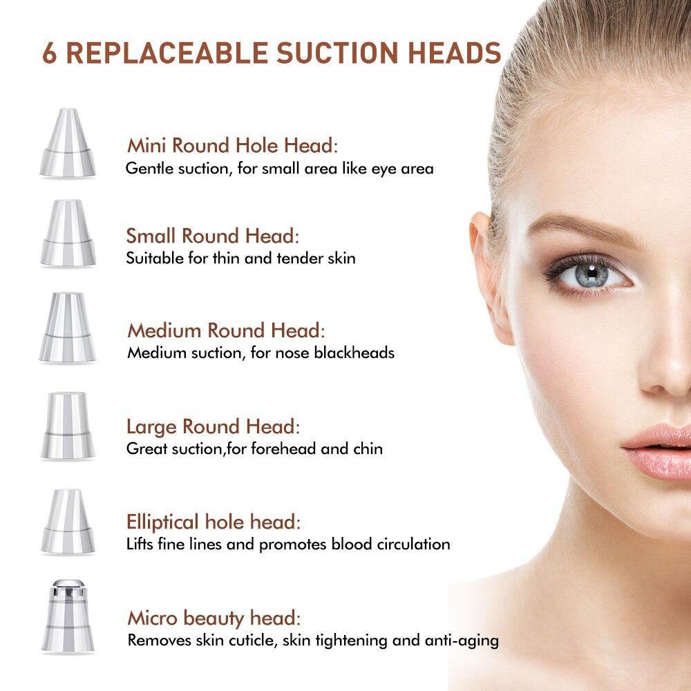 5 In 1 3D Vacuum Electric Blackhead Removal 2.0 - Beautyic.co.uk