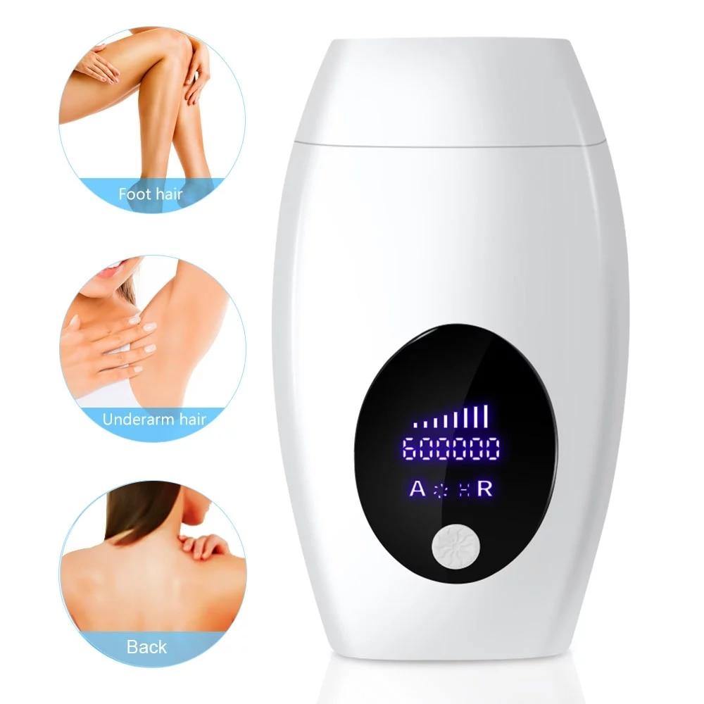 600000 Flash Professional Permanent IPL Laser Depilator LCD Photoepilator Women Painless Hair Remover Machine - Beautyic.co.uk