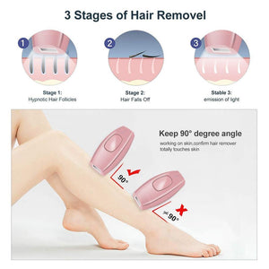 600000 Depilatory Laser Mini Hair Epilator Permanent Body Hair Remover - Beautyic.co.uk