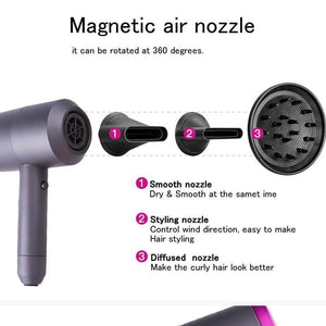 Professional Ionic Hair Blow Dryer | Lightweight Fast And Quiet Hair Drying - Beautyic.co.uk