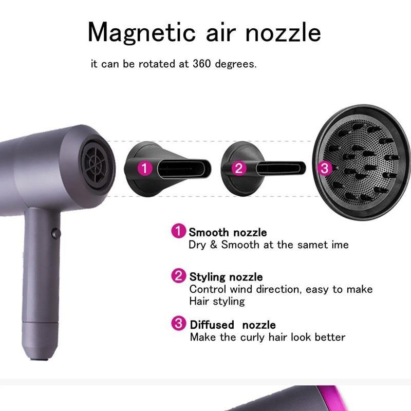 Professional Ionic Hair Blow Dryer | Lightweight Fast And Quiet Hair Drying - Beautyic.co.uk
