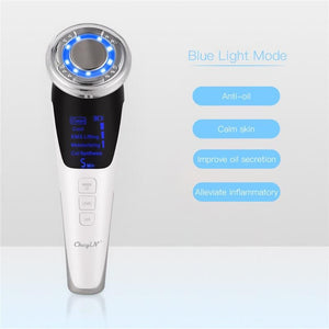 EMS Hot Cool Ion LED Sonic Vibration Facial Beauty Device - Beautyic.co.uk