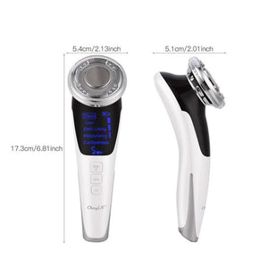 EMS Hot Cool Ion LED Sonic Vibration Facial Beauty Device - Beautyic.co.uk