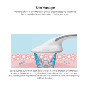 Microcurrent Iron Heat Ion Vibration Massager Wrinkles Remover Face Lifting Beauty Device - Beautyic.co.uk