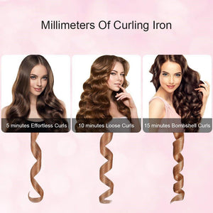 Automatic Rotate Hair Curler Ceramic Curling Iron - Beautyic.co.uk