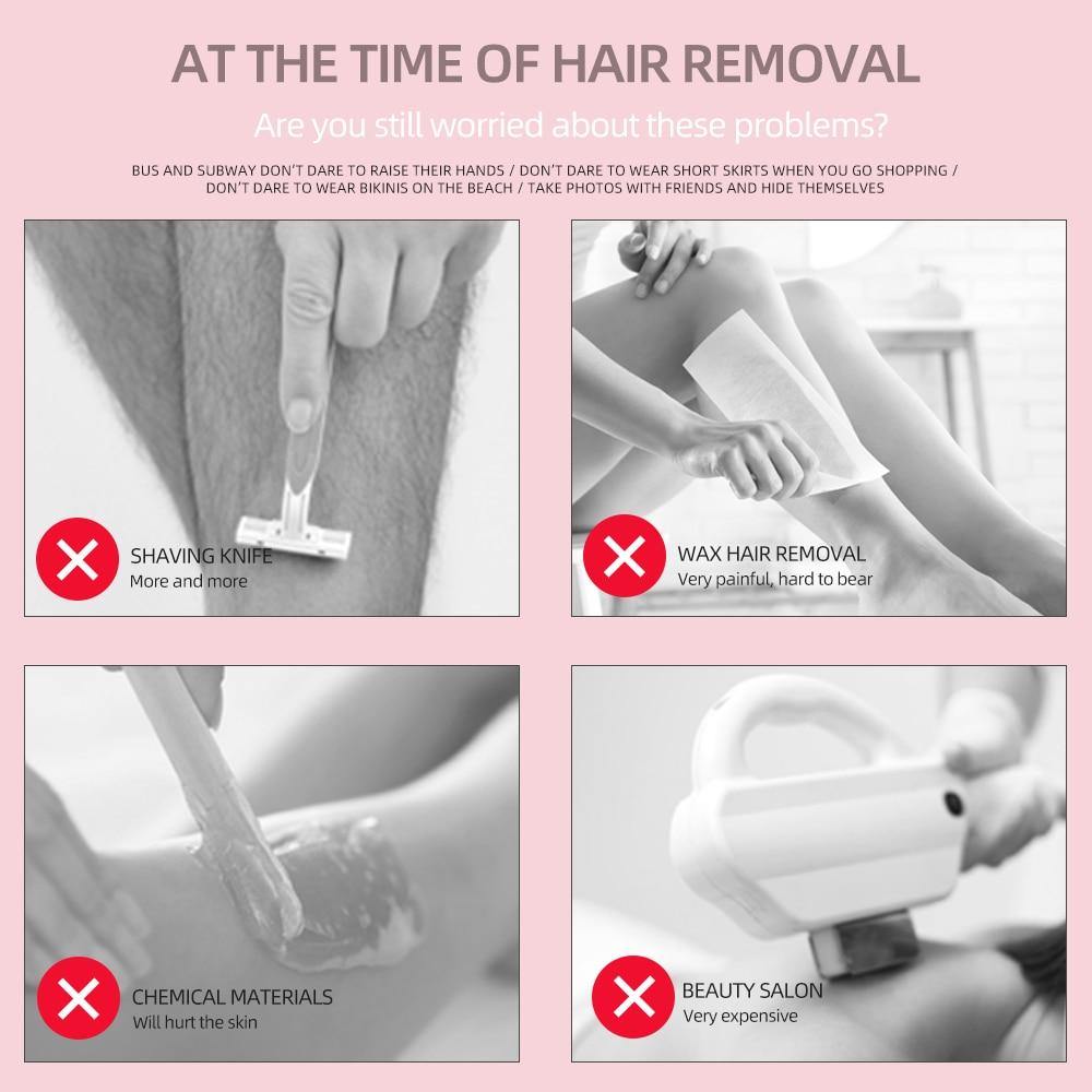 600000 Flash Professional Permanent IPL Laser Depilator LCD Photoepilator Women Painless Hair Remover Machine - Beautyic.co.uk