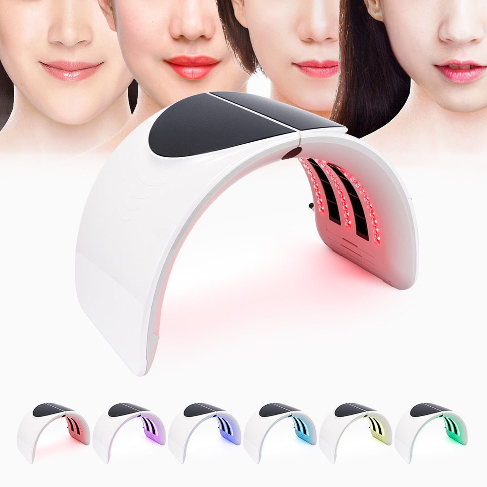 Foldable 7 Colors Photon PDT Led Light Acne Treatment Facial Mask - Beautyic.co.uk