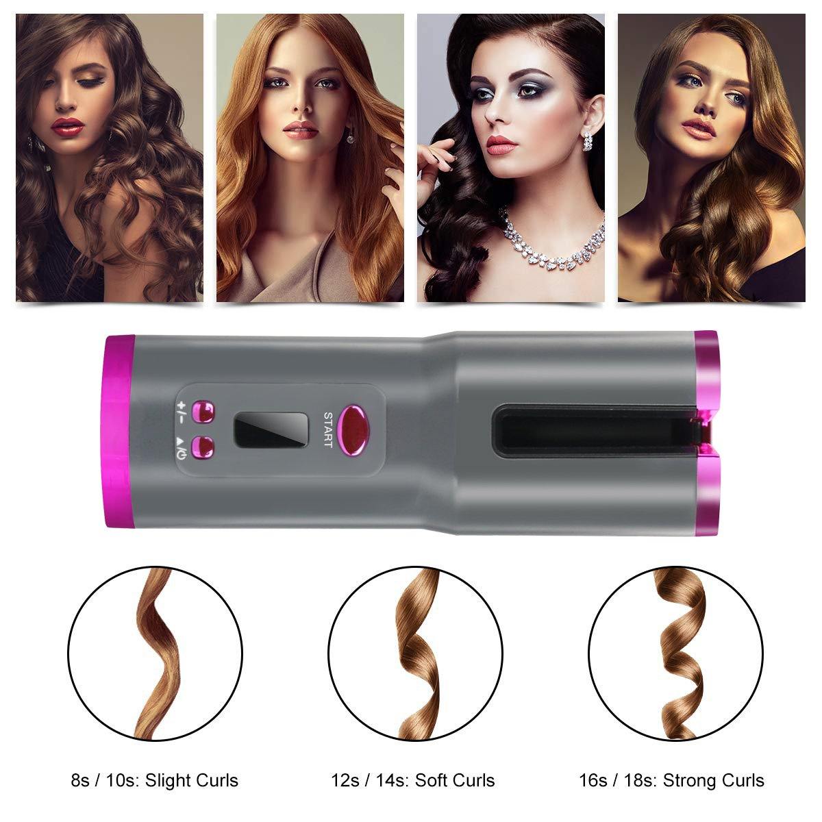 Professional Auto Cordless Hair Curler - Beautyic.co.uk